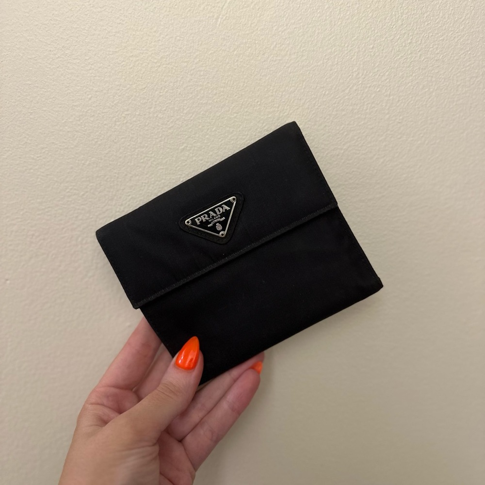 Prada Black Nylon Wallet
